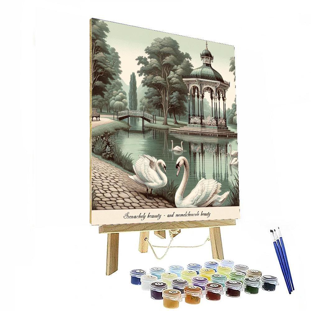 Victorian Lakeside Afternoon Numbered Painting Kits