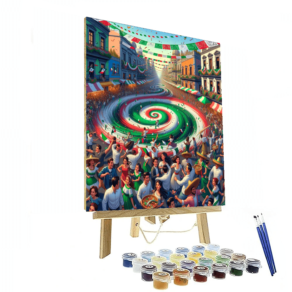 Dia De La Independencia - Mexico DIY Paint By Numbers