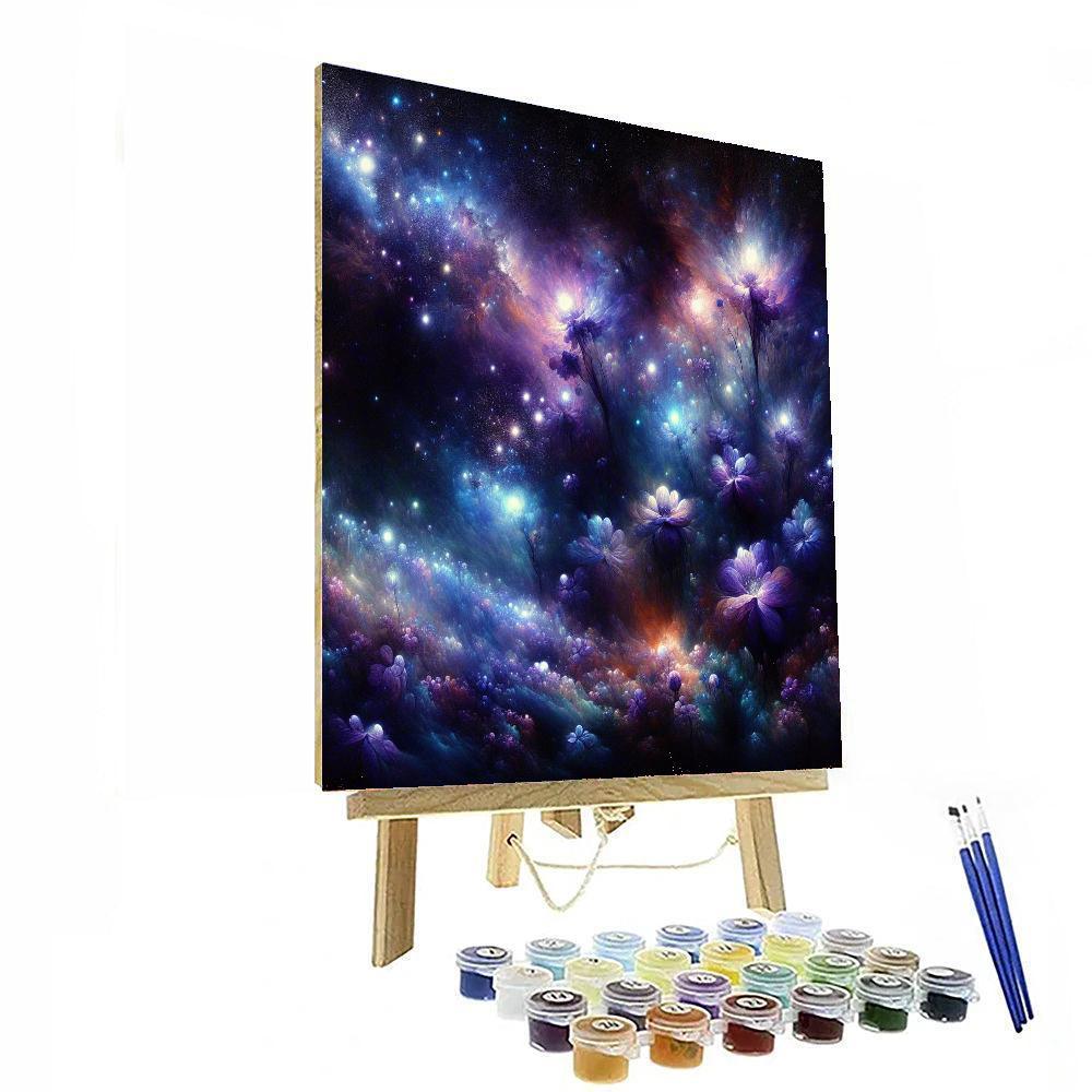 Floral Symphony Nightscape Paint By Numbers