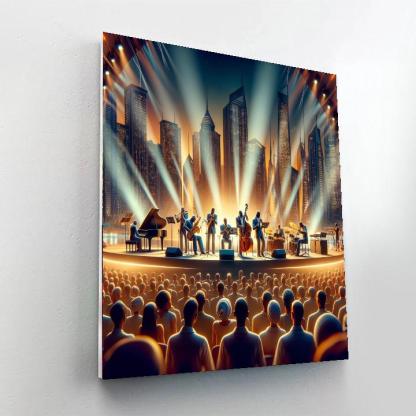 Dubai Jazz Festival - Uae Number Painting