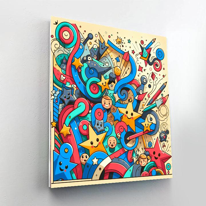 Doodle Your Adventure Paint By Numbers Kits