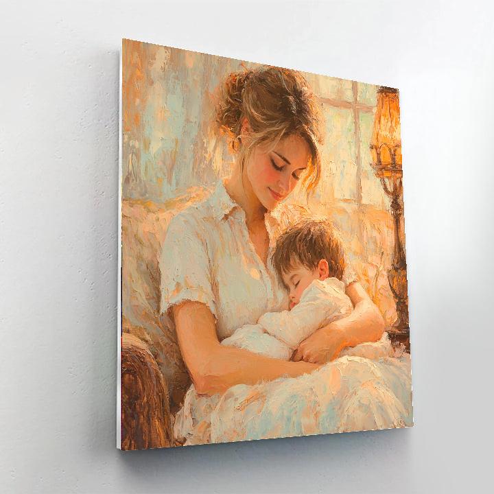 Home In Her Arms Paint By Numbers