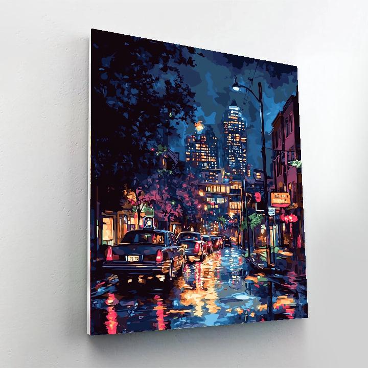 Edward Hopper Inspired Metropolitan Noir  Paint By Numbers Kits