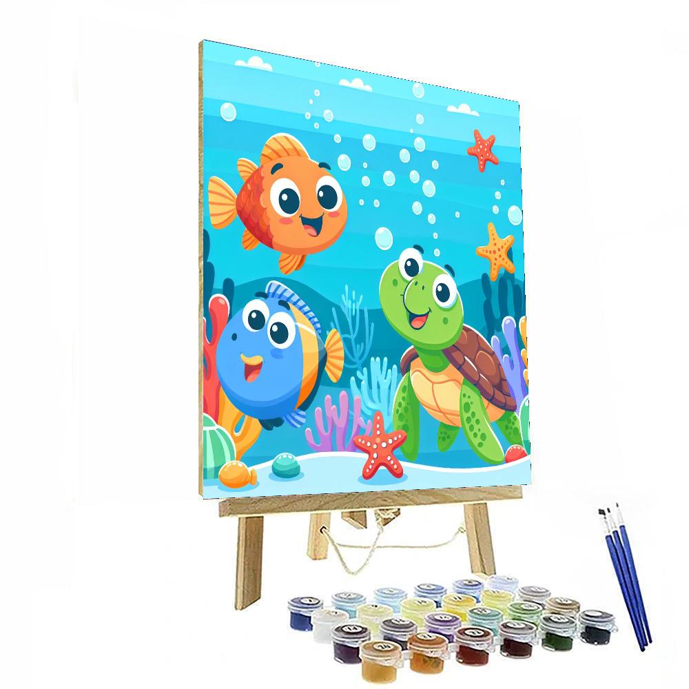 Under The Sea Explorer Painting By Numbers Kit