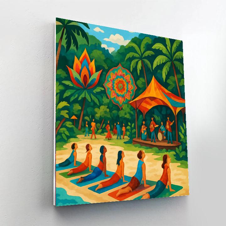 The Envision Festival - Costa Rica DIY Paint By Numbers