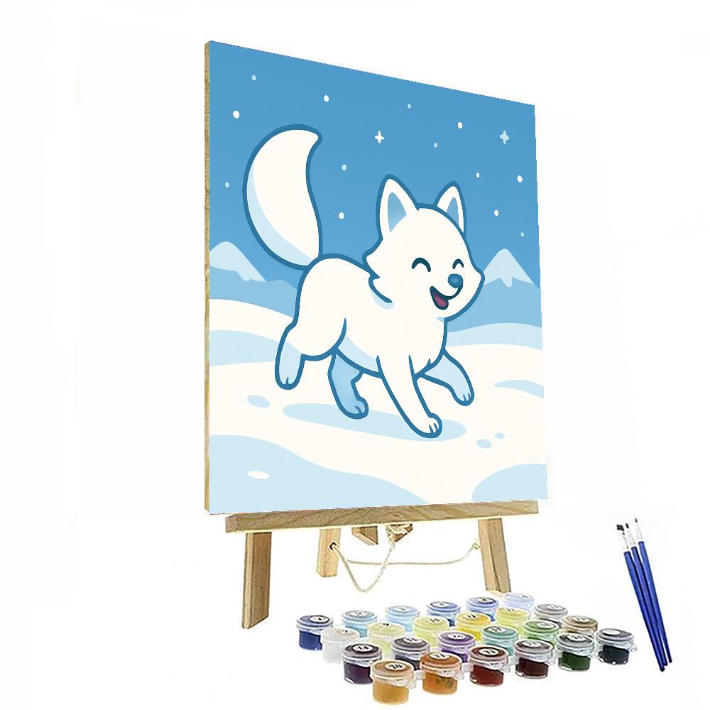 Arctic Fox Winter Wonder Paint By Number