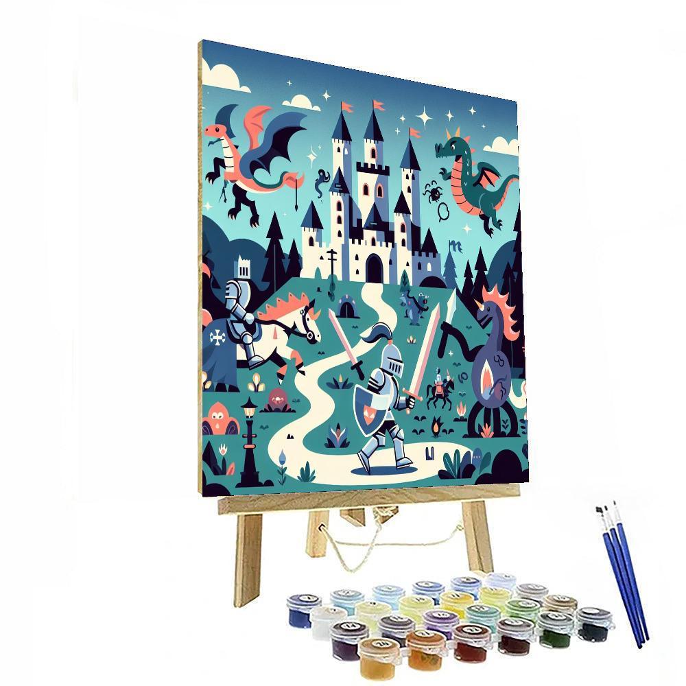 Castle Quest Extravaganza Numbered Painting Kits
