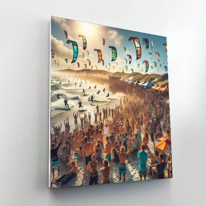 Kitesurf World Cup DIY Paint By Numbers