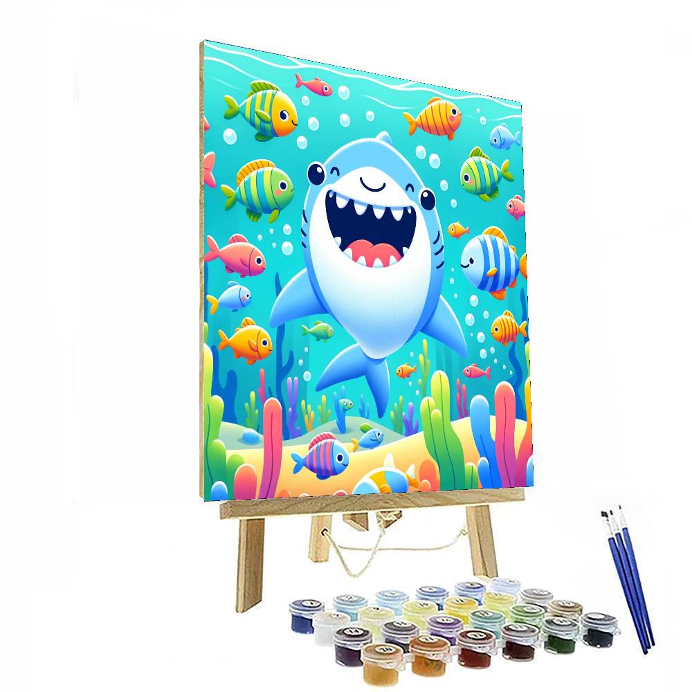 Jolly Shark Paint By Number