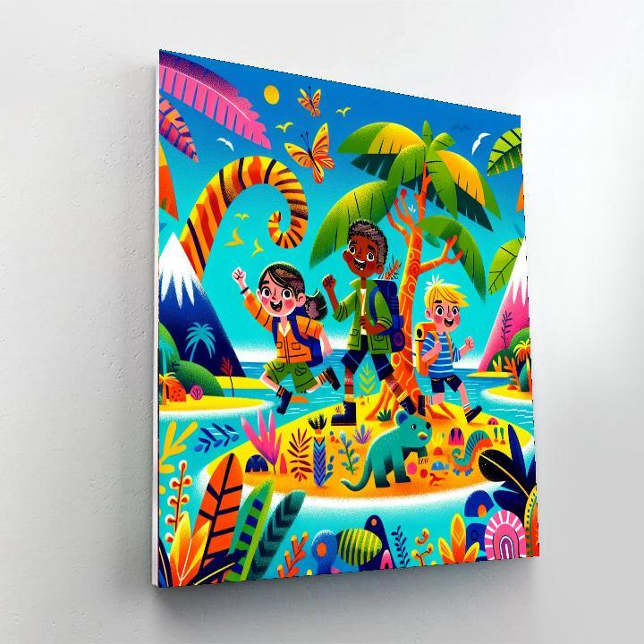 Imaginative Island Exploration Paint By Numbers Kits