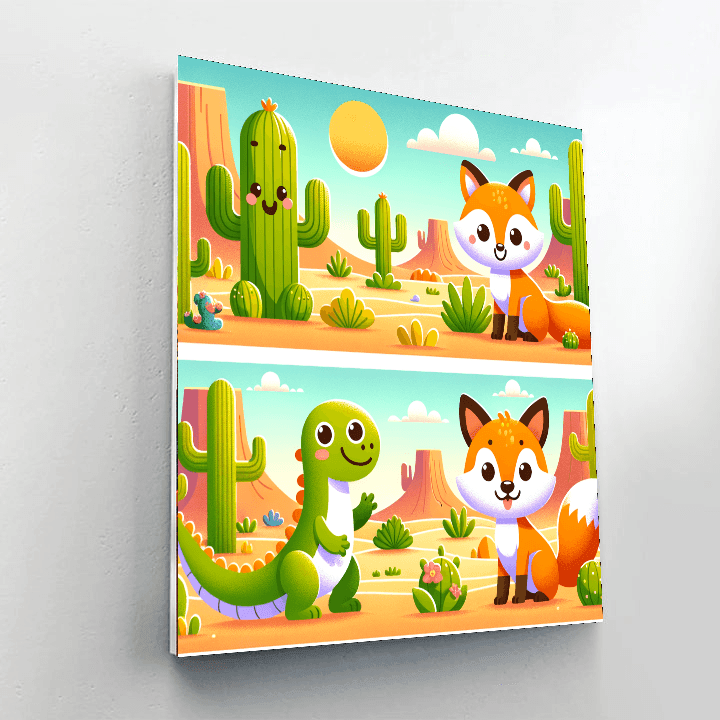 Adventure In The Desert Painting By Numbers Kit