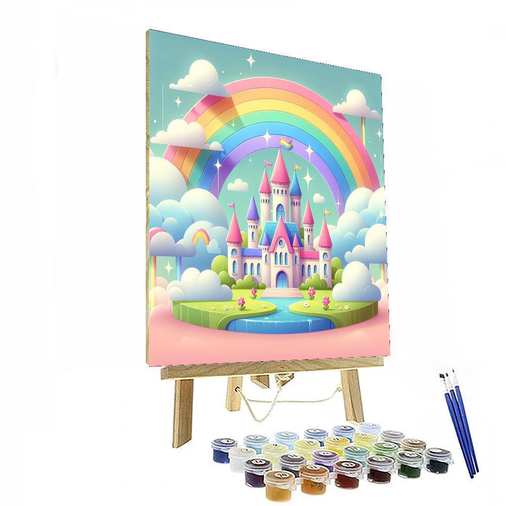 Dreamy Castle Magic Painting By Numbers Kit