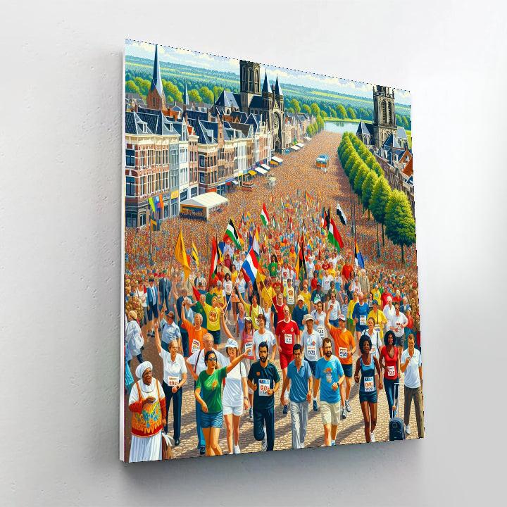 Nijmegen Four Day Marches - Nijmegen, Netherlands Painting Number Kit