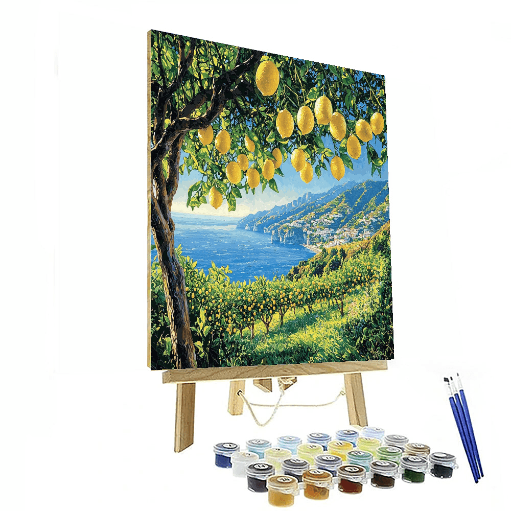 Amalfi Lemon Tour - Italy Paint By Numbers