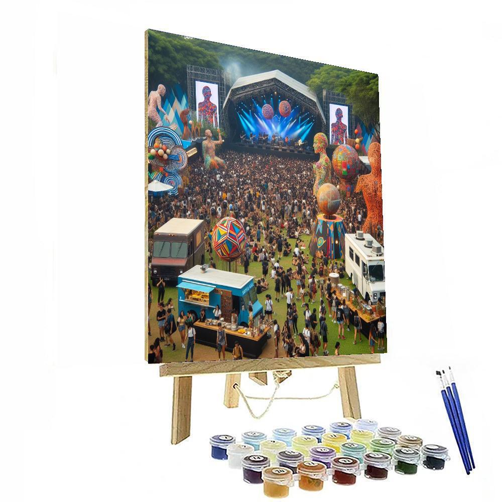 Lollapalooza Berlin Paint By Numbers Kits