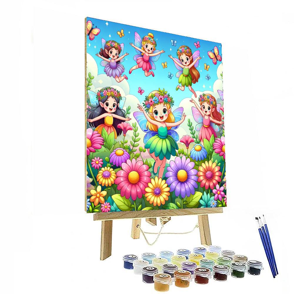 Magic Garden Of Fairies Number Painting