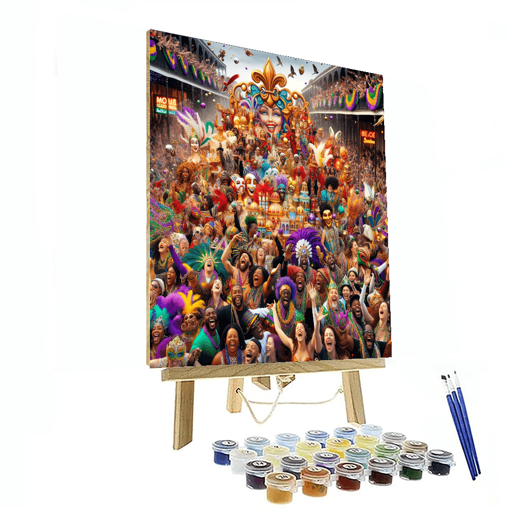 New Orleans Mardi Gras Paint By Number