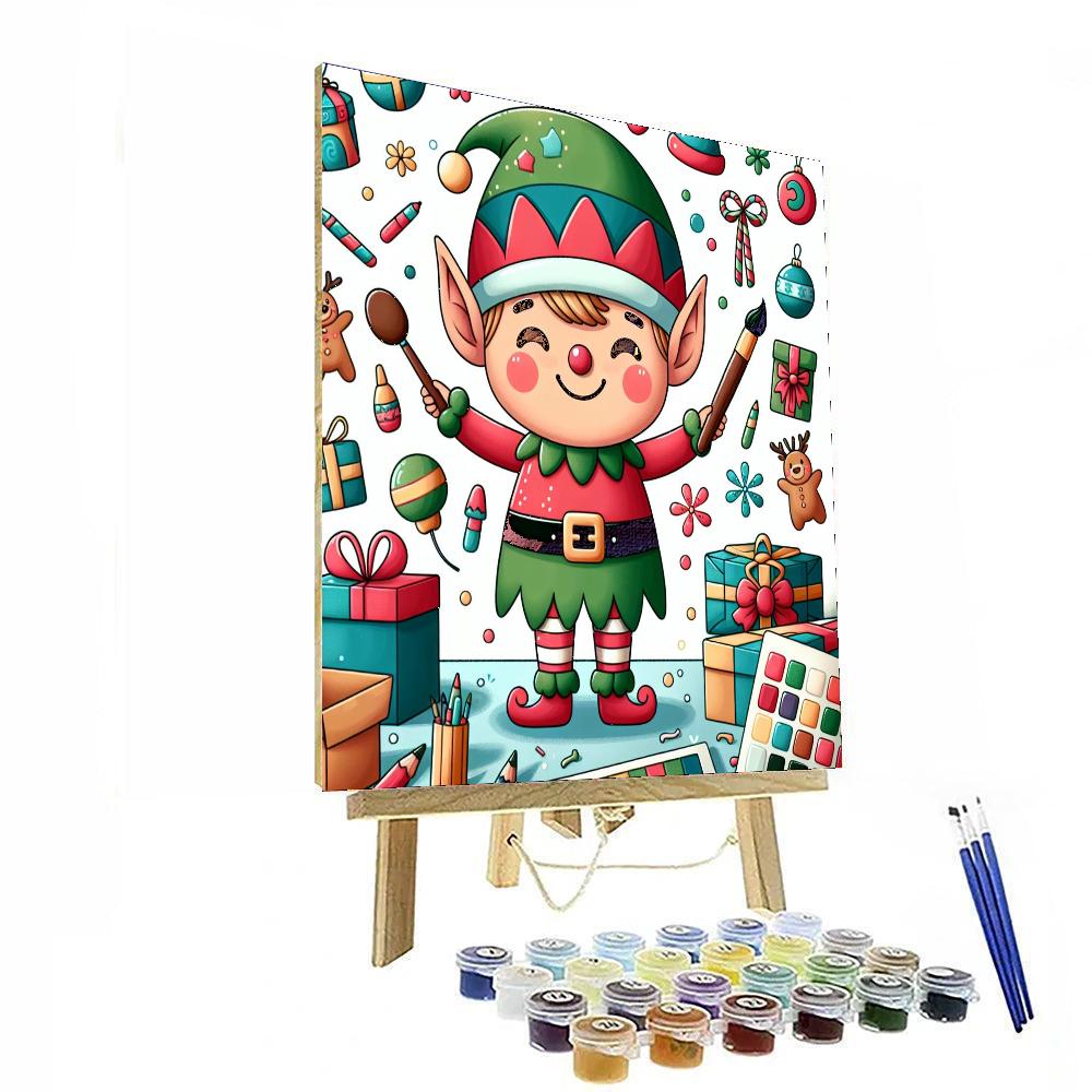 Friendly Elf Numbered Painting Kits