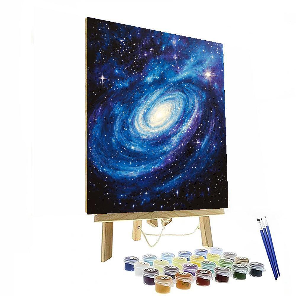 Georges Seurat Inspired Serene Starry Night  Paint By Numbers