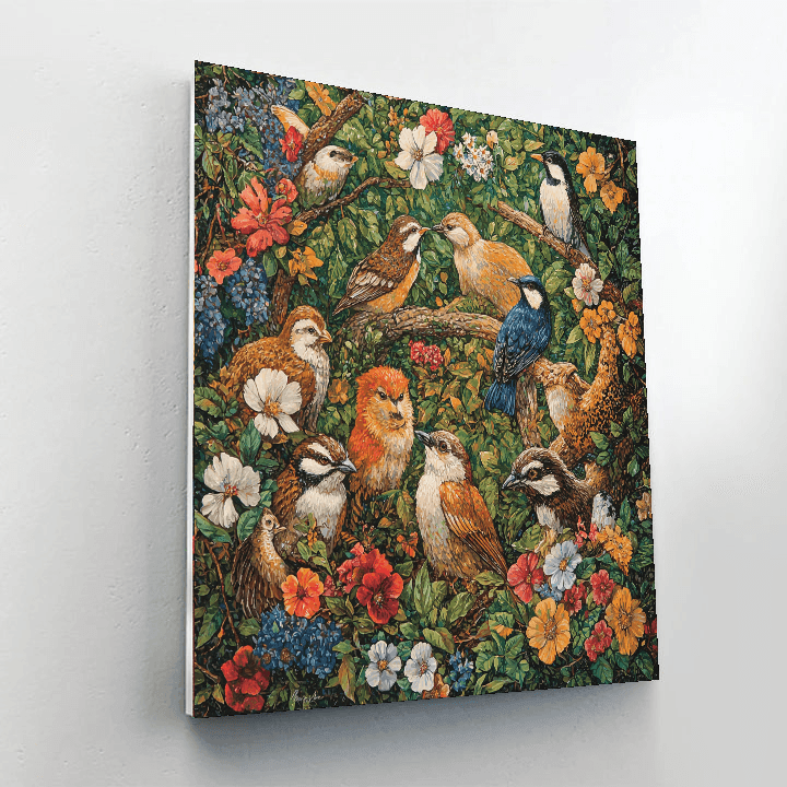 John James Audubon Inspired Wild Animal Kingdom  Paint By Numbers Kits