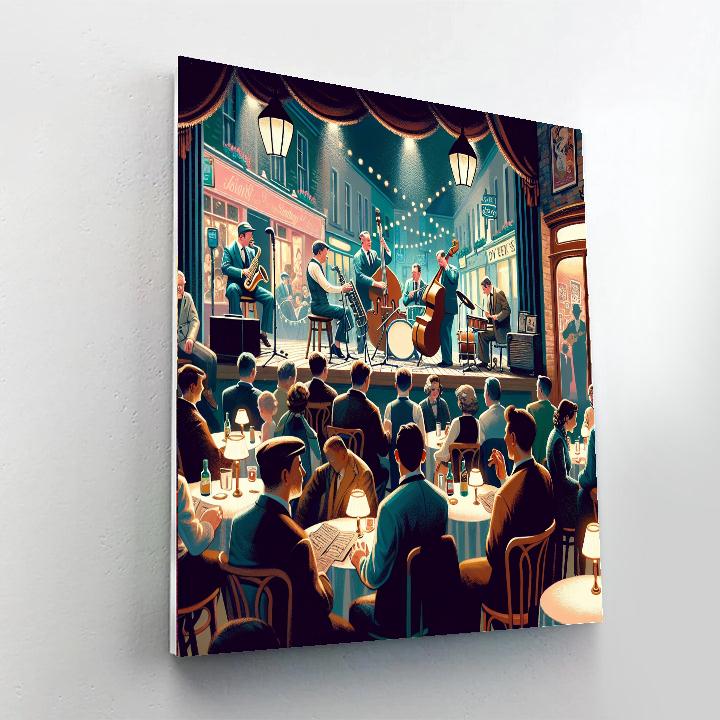 Omagh Jazz And Big Band Festival - Northern Ireland Paint By Numbers Art