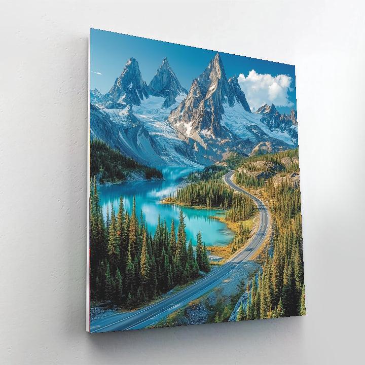 Icefields Parkway - Alberta, Canada DIY Paint By Numbers