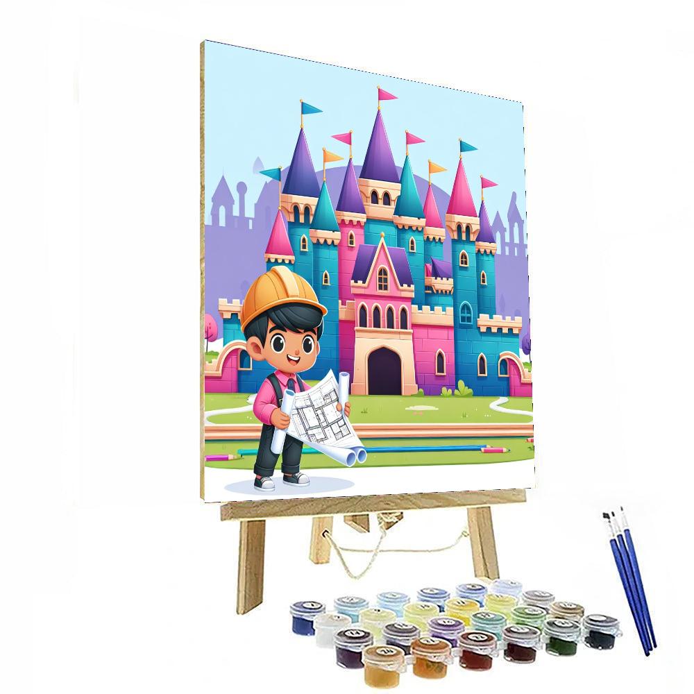 Castle Architect Challenge DIY Paint By Numbers