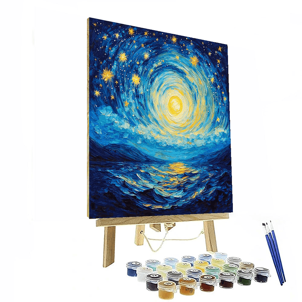 Vincent Van Gogh Inspired Starry Dreams  Paint By Color