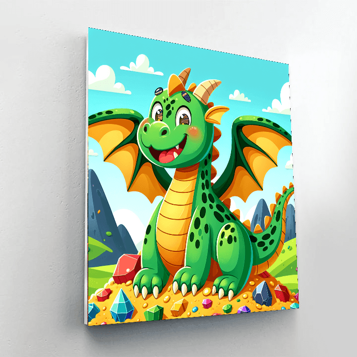 Bold Dragon Number Painting