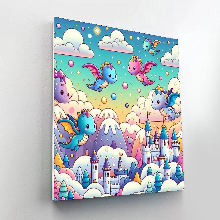Dreamy Dragon Delight Numbered Painting Kits