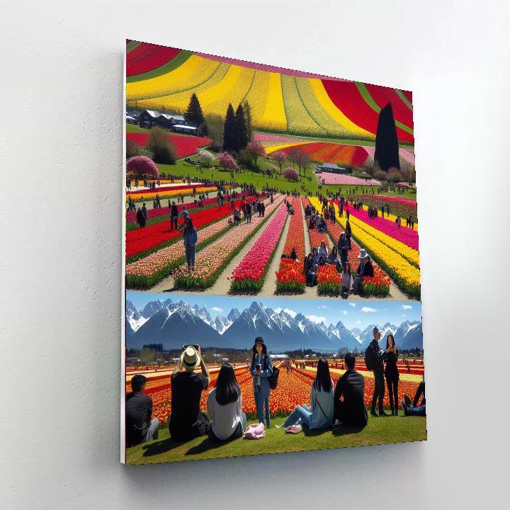 Tulip Festival - Skagit Valley, Usa Paint By Number