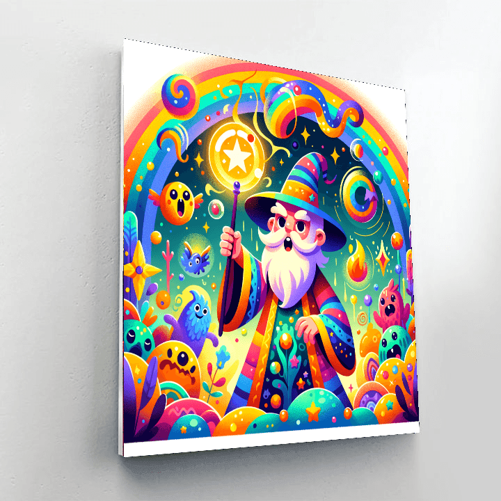 Wonderous Wizard Paint By Number