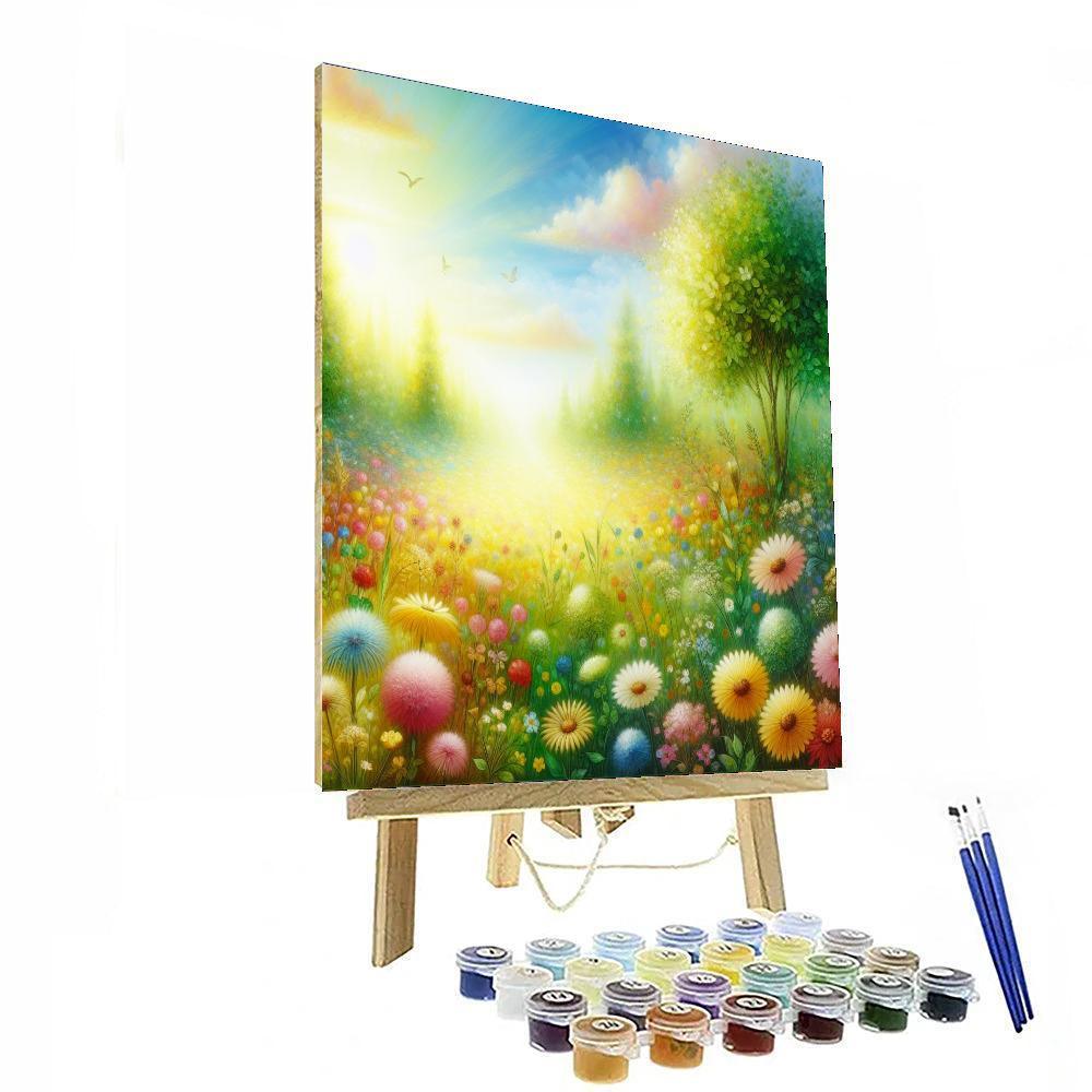 Meadow's Playful Dance Paint By Numbers