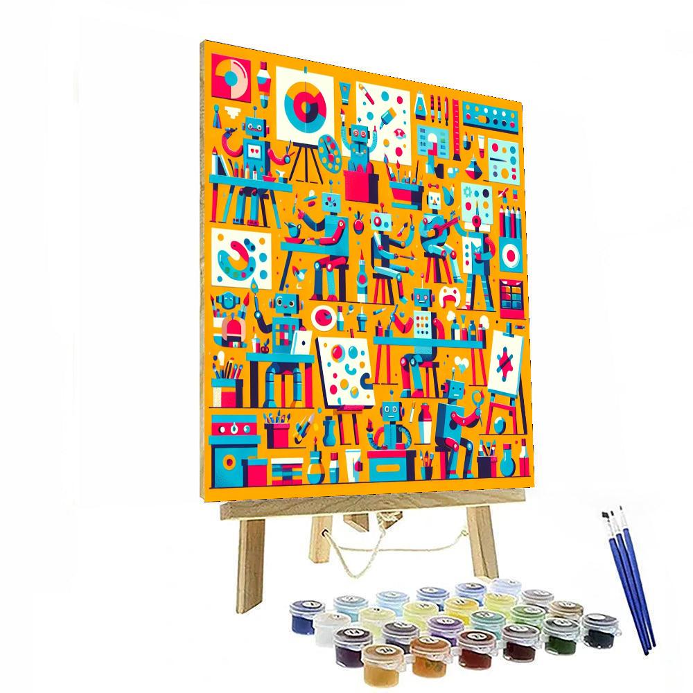 Artful Robots Paint By Numbers Kits