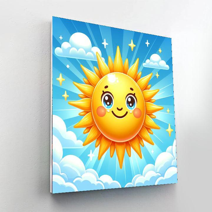 Charming Sun Paint By Color