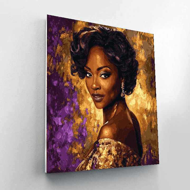 Viola Davis: The Resolute Voice Of Strength Painting Number Kit
