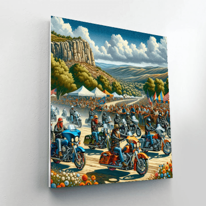 Sturgis Motorcycle Rally - Usa DIY Paint By Numbers