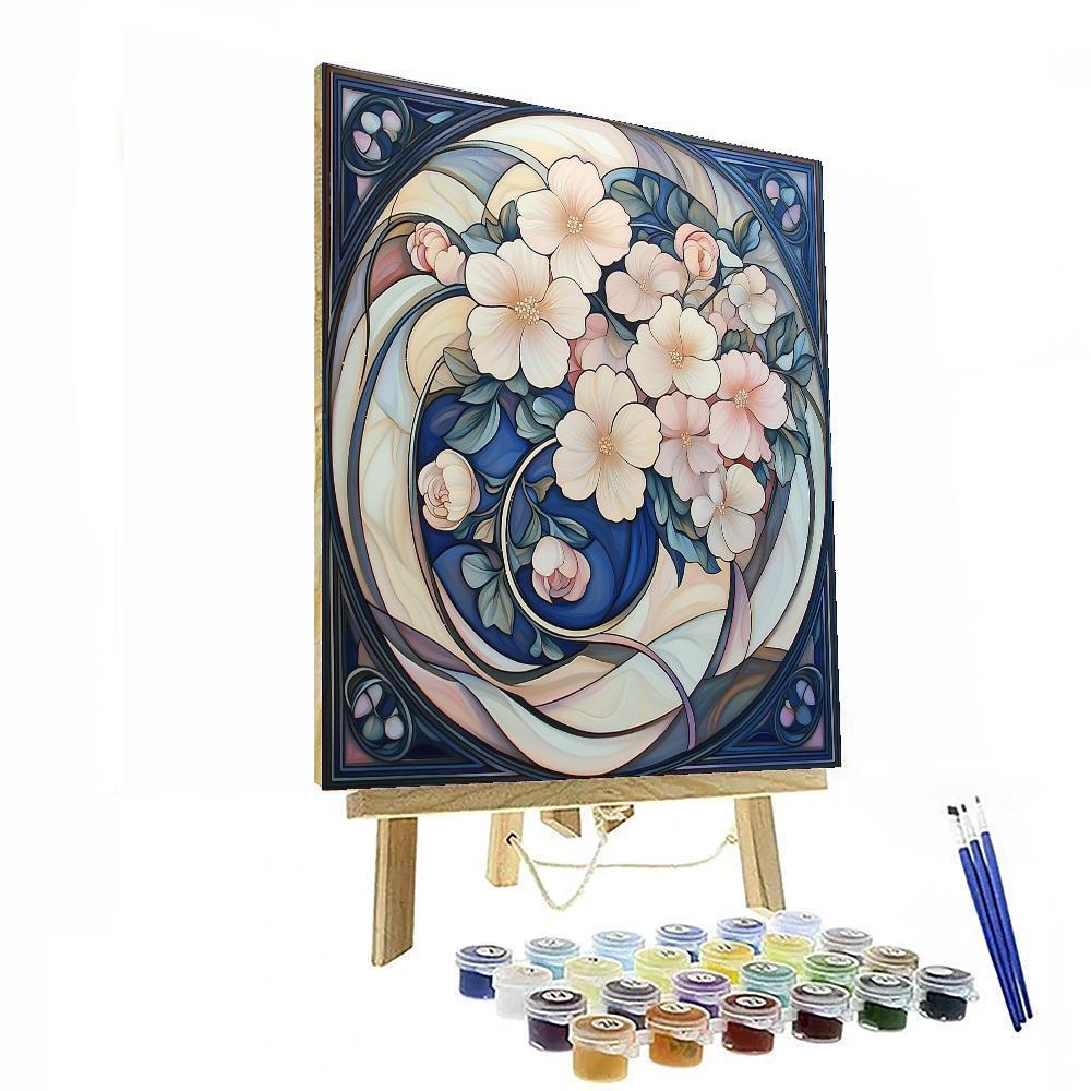 Alphonse Mucha Inspired Ethereal Nature's Melody  Paint By Numbers Kits
