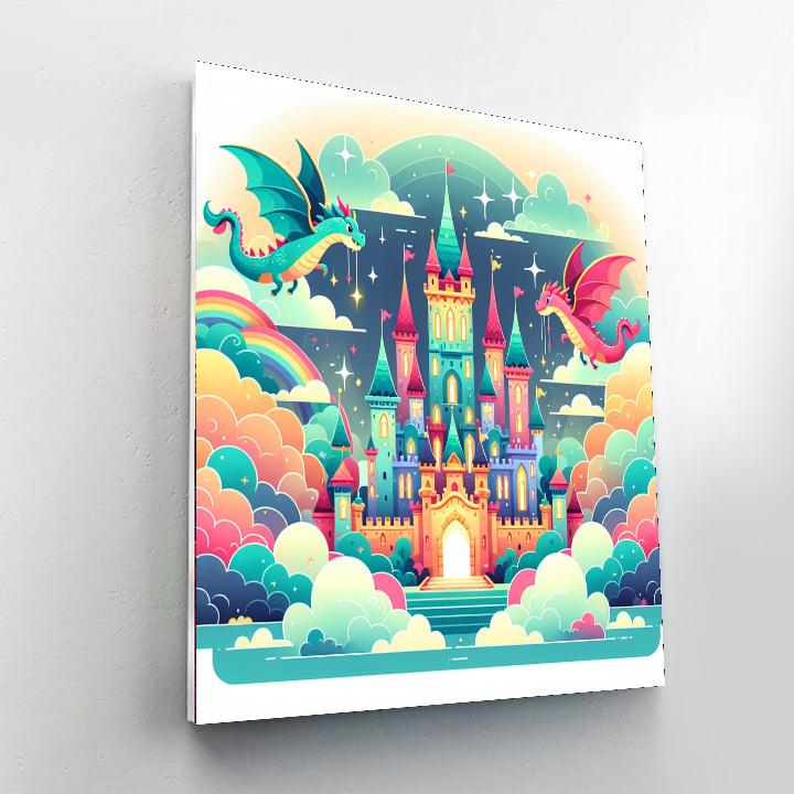 Enchanting Castle Paint By Numbers Kits