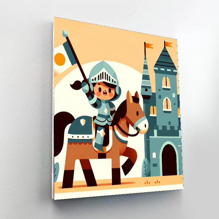 Castle Knights Quest Paint By Numbers Kits