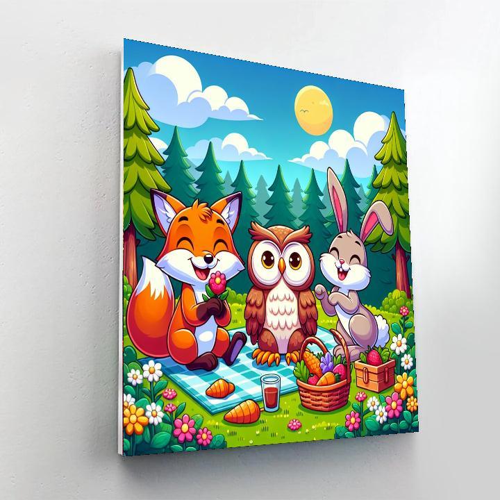 Joyful Woodland Celebrations Numbered Painting Kits
