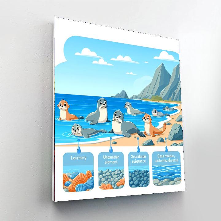 Cuddle Cove Companions Numbered Painting Kits