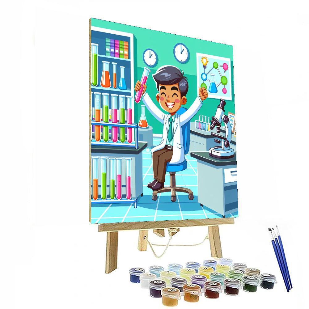 Fun At The Science Lab Paint By Numbers