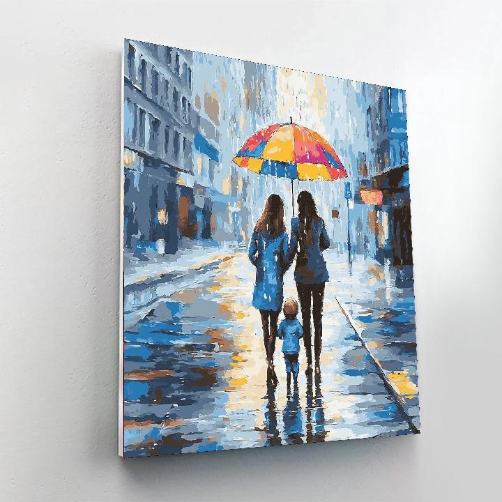 Love In The Rain Paint By Numbers Kits