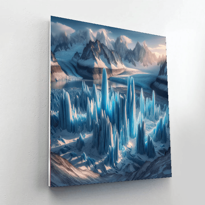 Majestic Glacier Paint By Numbers Kits