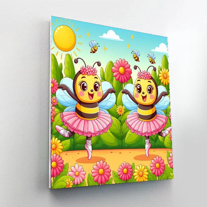 Buzzy Bee Ballet Painting Number Kit