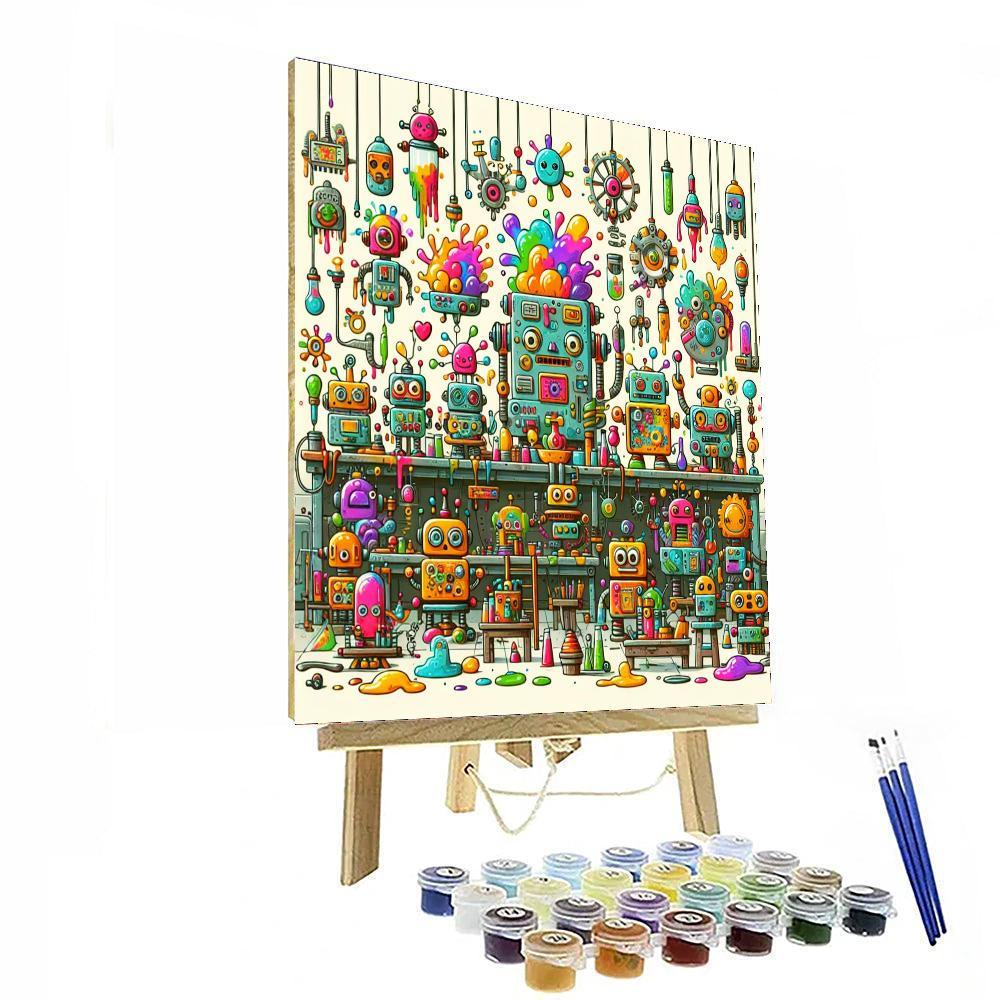 Silly Robot Workshop Paint By Color