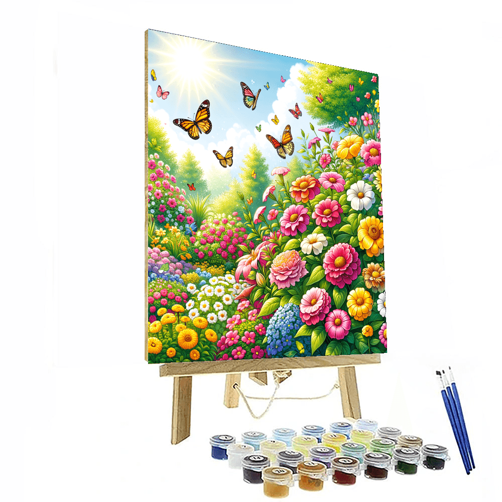 Sunny Garden Escape Paint By Number