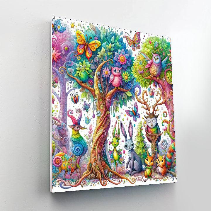 Forest Fantasy Number Painting