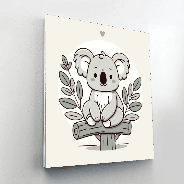 Curious Koala Retreat Paint By Numbers Kits